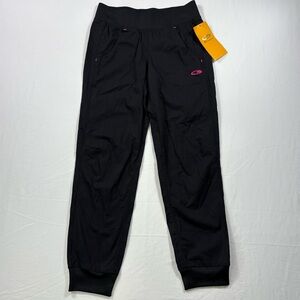 C9 Champion Girls Black 2 Pocket Pull Up Athletic Jogger Pants | Size M (7/8)